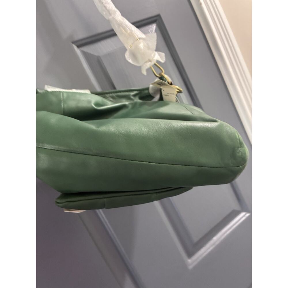 Authentic Coach Kristen 14783 Green Leather Hobo Shoulder Bag NEW! - Picture 10 of 11